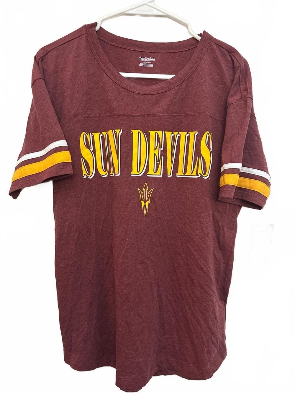Arizona State Sun Devils Short Sleeve Tee - Maroon